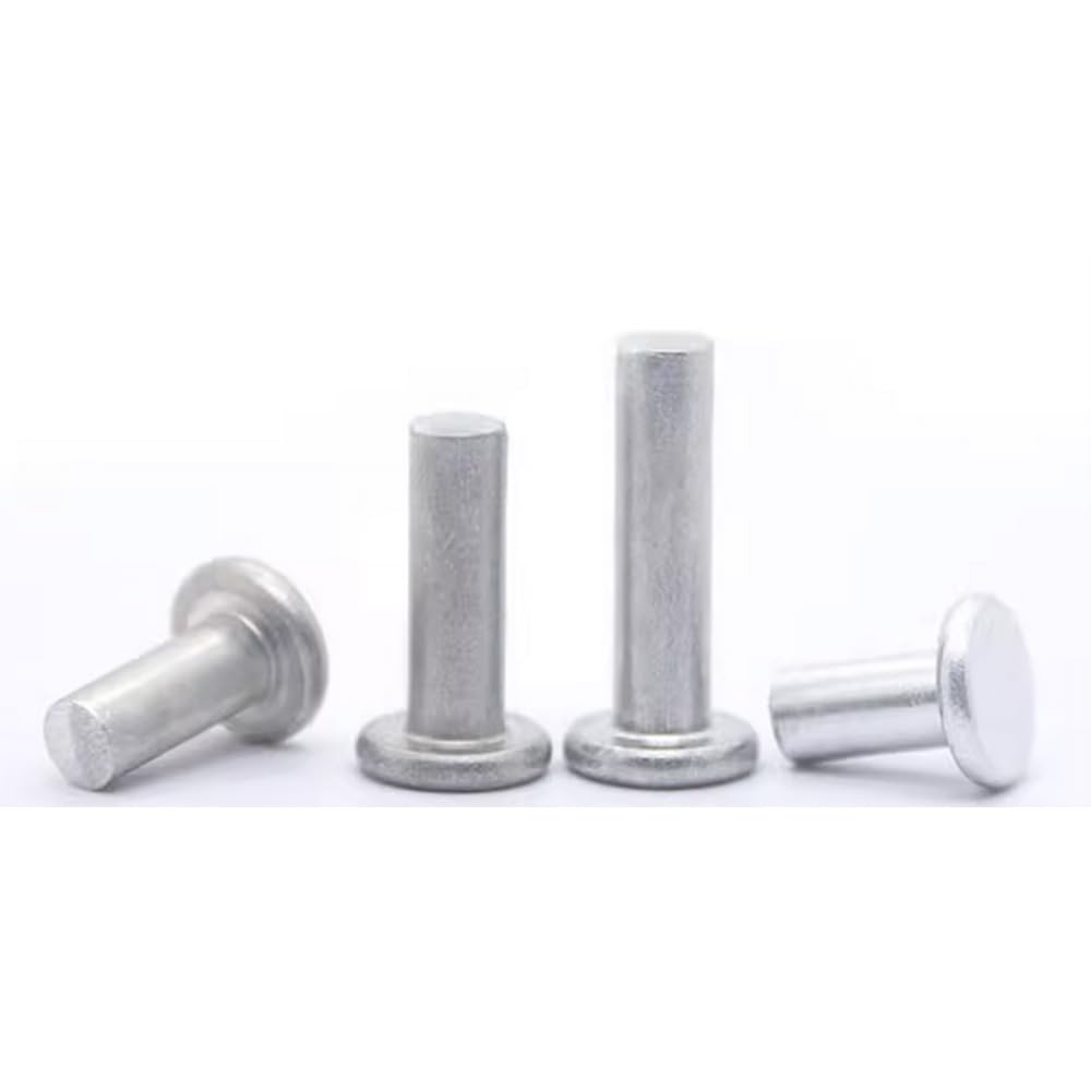 Aluminum 6061 Flat Head Rivets M3 M4 M5 M6 (M4 x 12mm,500)