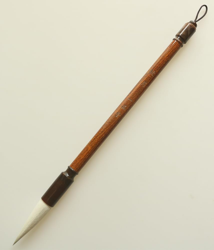 Ippindo Japanese Calligraphy Brush No.3 Thick Sumi Fude Handmade Akizuki