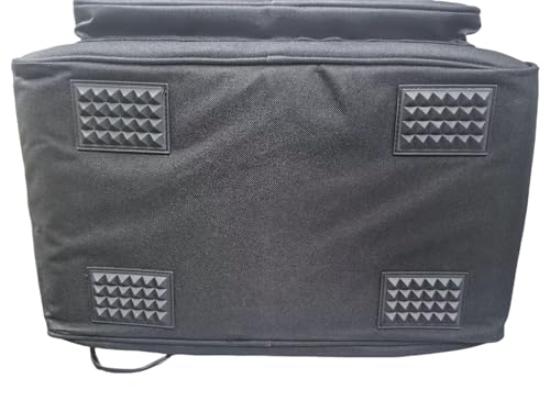 Image of Electric Car Cooler Bag, Plug in 12V Car Cooler Bag, 25 Liter with Adjustable Shoulder Strap, Cord Storage, Road Trip Black