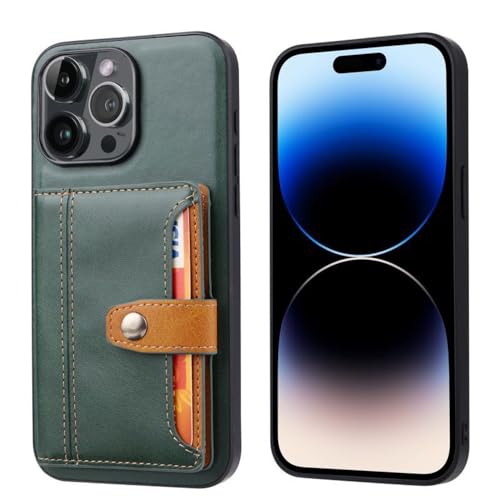 Étui en cuir de luxe pour iPhone 15 Pro Max : l'élégance d'un portefeuille chic
