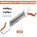 2-in-1 Chainsaw Sharpener for .325" Pitch Chains, Chain Saw Sharpening Tool with 3/16" (4.8 mm) Chainsaw File, Compatible with Stihl Chainsaw Chains 16"/18"/20", Replacement for Stihl 5605 750 4304