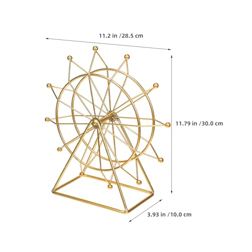 Modèle artisanal de grande roue en fer décoration de table haut de gamme
