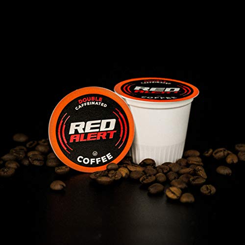 Red Alert Coffee Extra Strong Coffee Pods (Recyclable) Compatible With 2.0 Keurig K Cup Brewers, Caffeine, 40 Count (Pack Of 1) #TOP7
