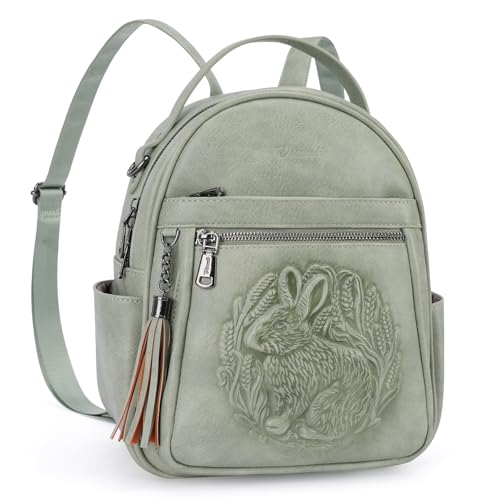 Image of Mini Backpack Purse for Women,Vegan Leather Small Backpack for Daily | Embossed Lightweight Water-Resistance Travel Mini Fashion Daypack Bag,Ladies Casual Backpack Purse Gift Choice for Women