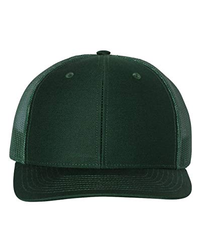 Richardson Snapback Trucker Cap Adjustable Dark Green
