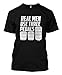 Real Men Use Three Pedals Men's T-shirt (Large, BLACK)