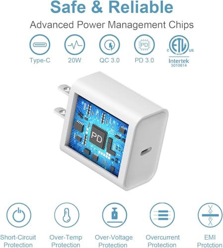 Image of 33W C-Type PPS Rapidly Charging Adapter Compatible with Nothing Phone 4A /4A Pro /3 /3a /3a Pro /3a Lite /2 /2a /2a Plus /1 /CMF Phone 1 /2 /2 Pro & Google Pixel (All Series) [1Year Warranty]