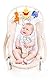 hauck Disney Babywippe mit Spielbogen Bungee Deluxe für Babys ab Geburt bis 9 kg, Verstellbare Rückenlehne, 3-Punkt-Hüftgurt, Tragegriffe, Wippfunktion (Pooh Cuddles)