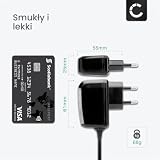 CELLONIC® Ładowarka 4,0 mm x 1,7 mm 5V 1A 1,20m kompatybilna z Sony DualSense Charging Station/PSP-1000 1004 2004 3000 3004 E1000 E1004, zasilacz do szybkiego ładowania, kabel do stacji ładowania