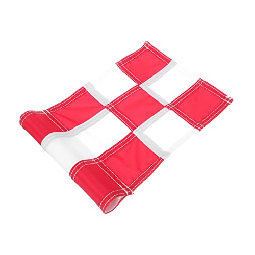 DECOMELODY Checkered Golf Flag for Practice and Pattern Reusable Golfing Target Flag for Putting Durable Material for Golf Courses and Backyard Games