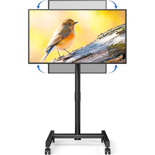 YOMT Mobile TV Cart Rolling TV Stand for 13-50 inch...