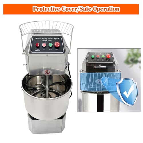 INTBUYING-Stand-Dough-Mixer-30QT-Capacity-Double-Action-Spiral-Stand-Mixer-with-Double-Speeds-304-Stainless-Steel-Commercial-Dough-Pizza-Kneading-Machine-for-Restaurant-Bakeries-Pizzeria