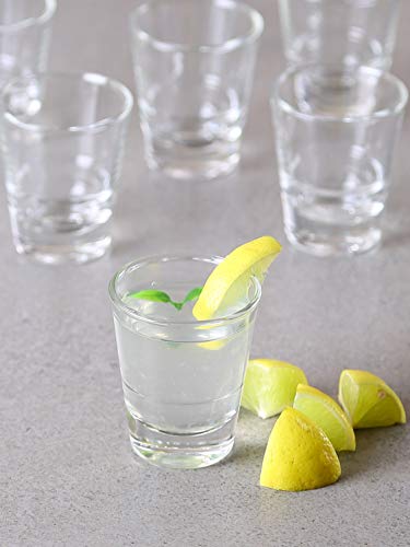 Image of Solimo Ariya Shot Glass Set, 30ml, Set of 6, Transparent