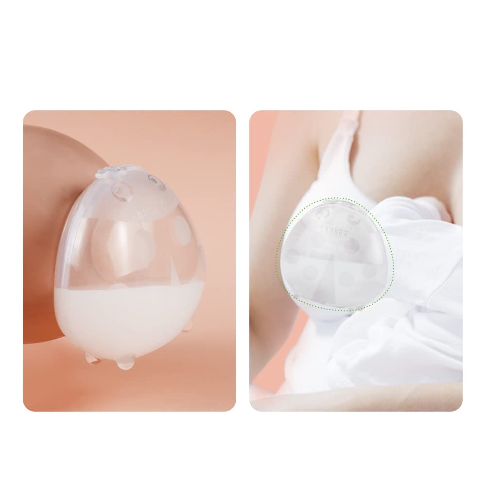 haakaa Coppette Raccoglilatte, Proteggi Capezzolo di Silicone, Materno Coppe Raccoglilatte, Sano e Innocuo, 1 Pezzi (75 ML)
