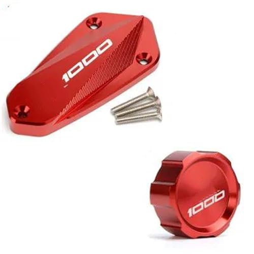 Tapa de depósito para Kawasaki Z1000R: protección y estilo rojo delantero y trasero