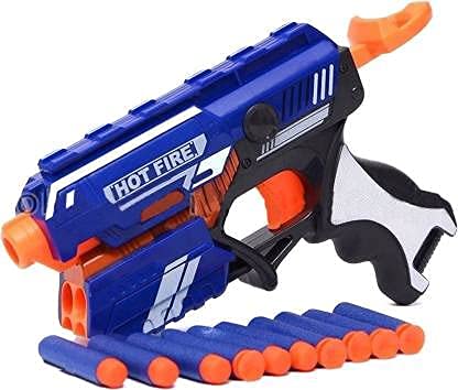 NV12 Collections Hot Fire Toy Gun with 10 Foam Bullets & Light Toy Guns, Durable and Safe Design, Easy to Operate Playtime Guns for Kids Boys, Shooting Imaginary Targets Gun (B09N92PJBV) Amazon Price History, Amazon Price Tracker
