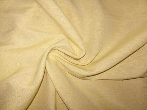 Image of Cotton Bedsheet for Single Bed, 60 x 90 inch, Pure Cotton, Breathable Fabric Yellow (1, Yellow-Single-Peice)