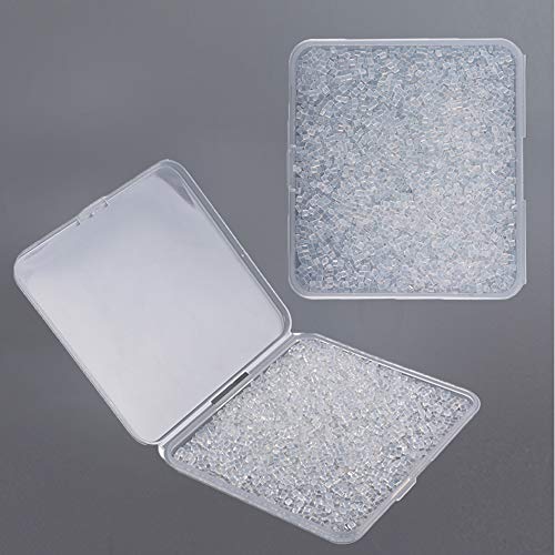 LEEONS 4600 Pieces Italian Keratin Glue Granule Bead for Hot Fusion Nail Tip Hair Extensions