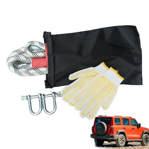 Sangle de remorquage de voiture robuste et corde de récupération pour remorque et VTT - 7