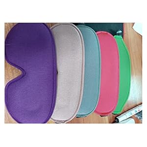 3D-geheugenschuim zijde slaap zachte slaap oog patch comfortabel hoogwaardig oog ‘s nachts multi-color (Color : Rose…