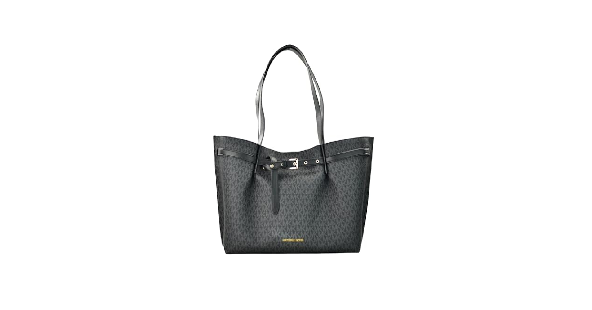 マイケルコース MICHEAL KORS EMILIA トートバッグ ブラック マイケルコース MICHAEL KORS Emiliaラージロゴトートバッグ