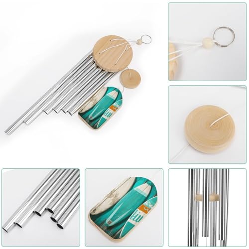 Planche de surf extérieure carillon pour jardin calme