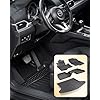 CreeKT for Mazda CX-5 Floor Mats 2024 2023 2022,for Mazda CX5 All Weather Floor Mats Trunk Mat Cargo Liner-for Mazda CX-5 Accessories 2022-2024,for CX5 Mats
