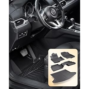CreeKT for Mazda CX-5 Floor Mats 2024 2023 2022,for Mazda CX5 All Weather Floor Mats Trunk Mat Cargo Liner-for Mazda CX-5 Accessories 2022-2024,for CX5 Mats