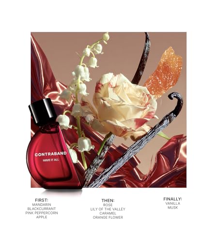 Image of Contraband Eau De Parfum - Have It All | Vanilla, Musky, Floral and Fruity Fragrance Notes | Warm Floral & Long Lasting Perfume For Women | 50 ml