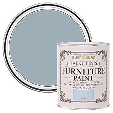 Rust-Oleum Light Blue Upcycled Furniture Paint in Chalky Finish - Blue Sky 750ml