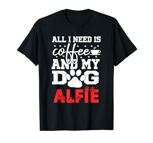 ���̖��O �A���t�B�[ All In Need Is Coffee My Dog Named Alfie T�V���c