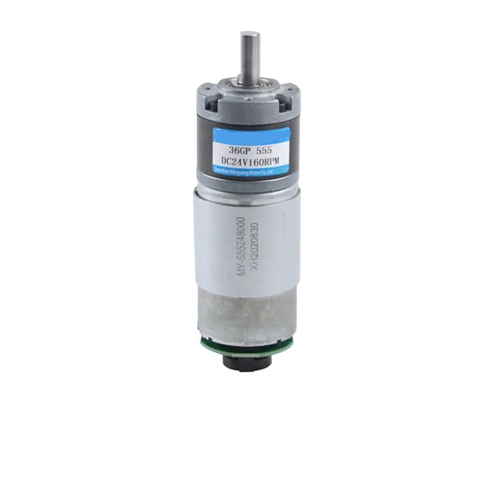 12V 24V 15W Planetary DC Gear Motor with Encoder 36MM Large Torque 36GP-555B Small Motor(8mm only Motor,12V 16RPM)