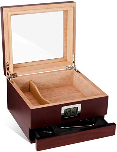 Sigarendoos Sigaar Opslag Houten Doos, Cederhout Humidor Sigaar Opbergkast Tabaksdoos - Image 4