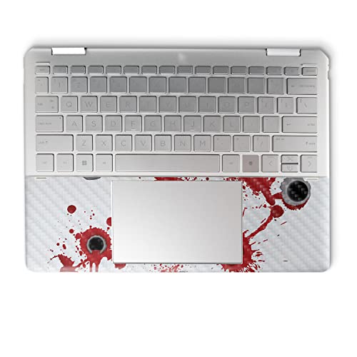Image of MightySkins Carbon Fiber Skin Compatible with HP Spectre x360 14 inch (2022) Full Wrap Kit - Bullet Holes | Protective, Durable Textured Carbon Fiber Finish | Easy to Apply | Made in The USA