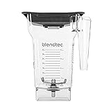Blendtec 40-609-62 Clear FourSide Jar with Black Hard Lid