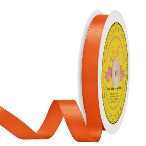 Image of Double Face Torrid Satin Ribbon 5 /8 inch X 50 Yards Polyester Torrid Ribbon for Gift Wrapping Very Suitable for Weddings Party Invitation Decorations and More