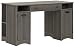 South Shore Artwork Craft Table with Storage - Large Work Surface - Multiple Storage Spaces - Gray Maple by