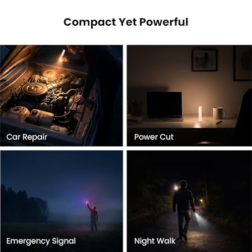 Image of wipro Zoom Max Multi Functional LED Pocket Torch | 5 Modes of Light | Type C Fast Charging | Easy Fit to Pocket | 500 mAh Battery with Upto 3 Hrs Back Up | Pack 2