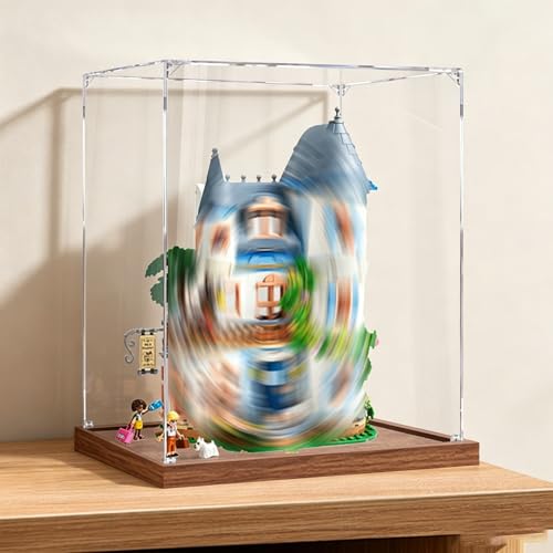 Vitrina acrílica para set LEGO 42638 Castle Homestay - Caja transparente a prueba de polvo, regalo creativo y escaparate dedicado para coleccionistas (sin bloque) (2mm)