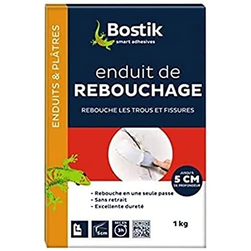 Bostik 30604181 Enduit de Rebouchage Poudre Matériaux reboucheurs, Voir Photo