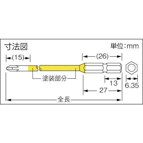 Amazon | アネックス(ANEX) カラービット 段付 +2x150 10本袋 AC-16M