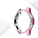 for Samsung Gear S3 Frontier & Classic/Galaxy Watch 46mm TPU Plated Case, Soft Scractch-Resistant Frame Cover Slim Shiny Plated TPU Case All-Around Protective Bumper Shell (Pink, 46mm)