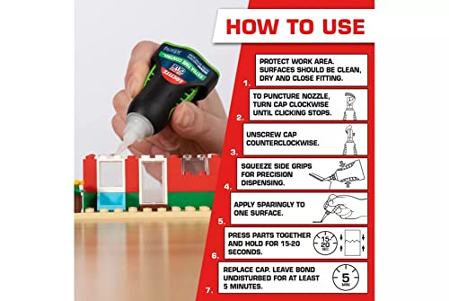 Image of Loctite Super Glue Extra Time Control, Clear, 0.14 fl oz Bottle, 6 Pack - Superglue for Plastic, Wood, Metal, Crafts & Repair, Cyanoacrylate Adhesive Instant Glue