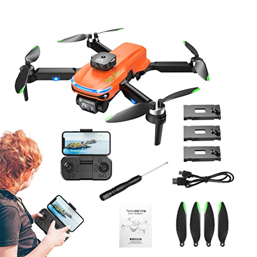 Drone com Câmera para Adultos - Dobrável Hobby RC Quadcopter Brinquedos - Quadcopter RC Helicóptero