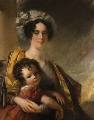 Peinture Murale Nordique Mme John Clerk pour une Decoration Chambre Elegante