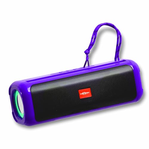 Image of Pick Ur Needs Rechargeable Wireless Bluetooth Speaker Support TF Card /USB Device RGB Disco Light 2 Side Loud Speaker with Extra Bass (Blue)