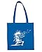 Torba jutowa "ZOMBIE- UNTOTE- potwór-punk-FRANKENSTEIN- HALLOWEEN" torba bawełniana torba na zakupy, niebieski (niebieski) - Jutebeutel_Blau_Motiv_10233