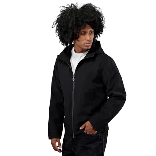 Lee Men’s Casual Hooded Jacket Black.4