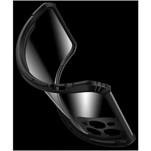 Image of Amazon Brand - Solimo Mobile Cover (Soft & Flexible Back Case with Cushioned Edges) for Apple iPhone 15 Pro (Black)