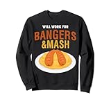 Britisches Gericht eignet sich für Bangers und Stampfen Sweatshirt